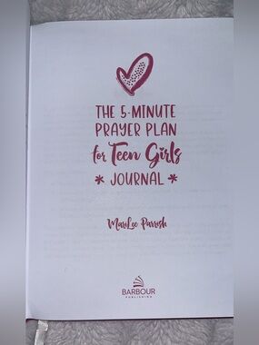 5-Minute Prayer Plan for Teen Girls Journal